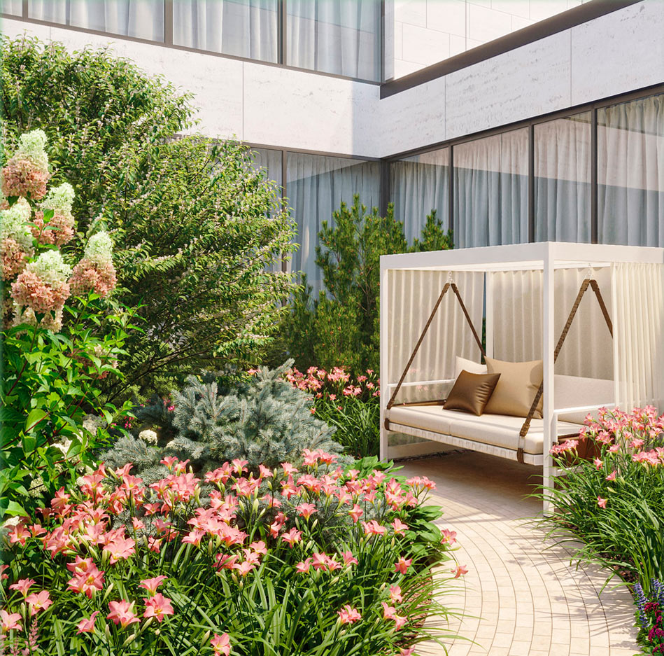 Усадьба Жуковка (внутренний двор)